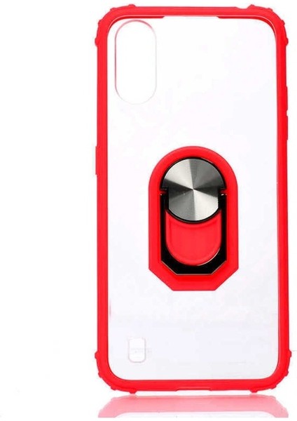 Samsung Galaxy A01 Uyumlu Kılıf Mola Kapak, Kırmızı