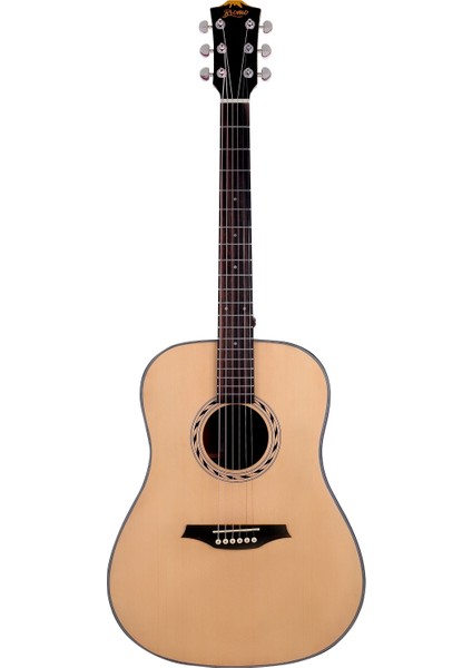 BAB1 Dreadnought Akustik Gitar (Natural)