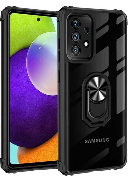 Samsung Galaxy A52 Uyumlu Kılıf Mola Kapak, Siyah