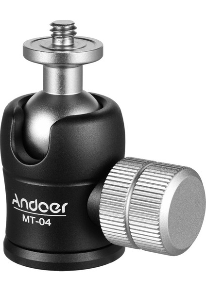 Andoer Mt-04 Mini Top Kafa 360 Derece Standart 1/4 (Yurt Dışından)