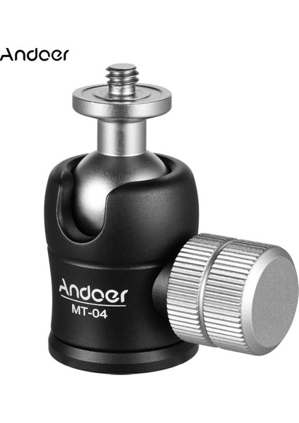 Andoer Mt-04 Mini Top Kafa 360 Derece Standart 1/4 (Yurt Dışından)