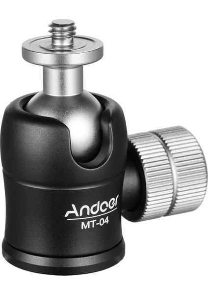 Andoer Mt-04 Mini Top Kafa 360 Derece Standart 1/4 (Yurt Dışından)