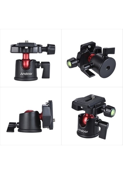 Andoer Mini Top Kafa Ballhead Masa Tripod Standı Adaptörü (Yurt Dışından)