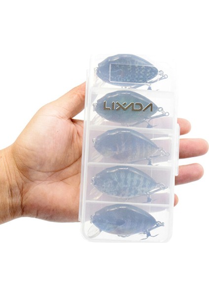 Lixada 5'li Balıkçılık Lures 6 cm 15G Mini Wobbler (Yurt Dışından) modelleri