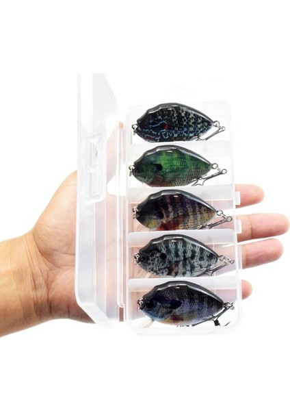 Lixada 5'li Balıkçılık Lures 6 cm 15G Mini Wobbler (Yurt Dışından) fırsatları