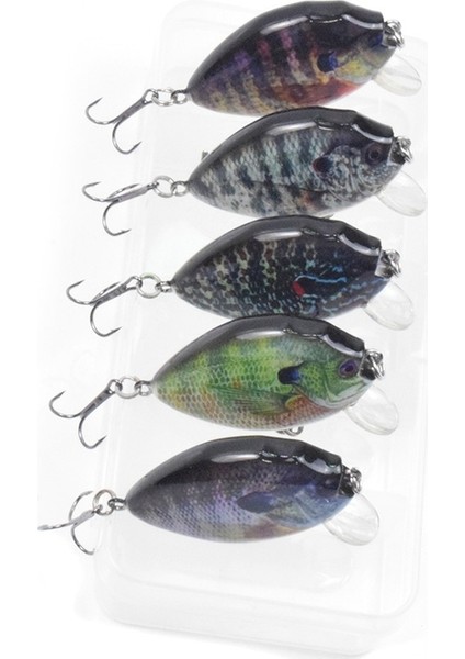 Lixada 5'li Balıkçılık Lures 6 cm 15G Mini Wobbler (Yurt Dışından) indirimleri