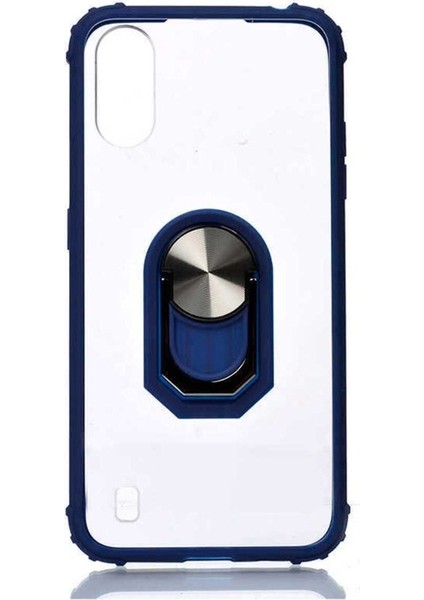 Samsung Galaxy A01 Uyumlu Kılıf Mola Kapak, Lacivert