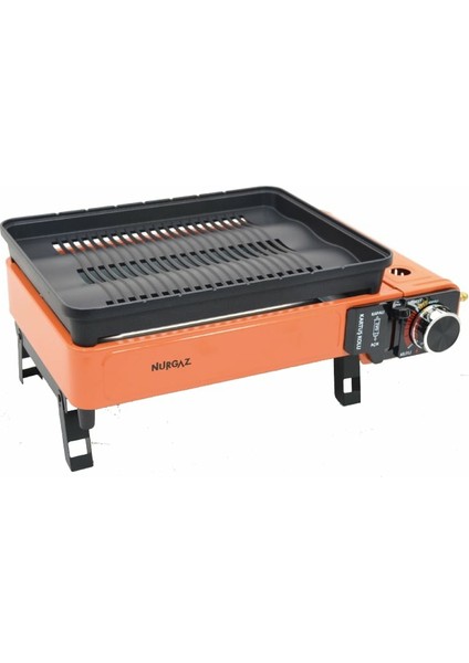 Portatif Gazlı Barbekü ve Pişirme Seti