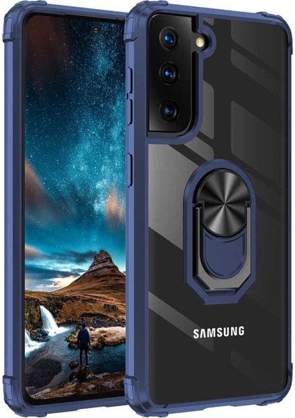Samsung Galaxy S21 Uyumlu Kılıf Mola Kapak, Lacivert