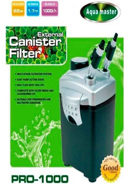 Dış Filitre 3 Sepet 1000 L/H PRO-1000 fiyatları