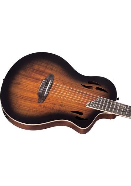 Rtpdlx-Aca Tourplayer Deluxe Acacia Burst Elektro Klasik Gitar