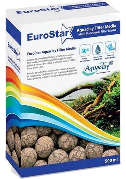 Eurostar Aquaclay Filter Media 500 ml