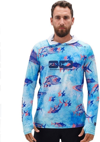 Pro Angler S24 Hooded Echo Fish - 2xl