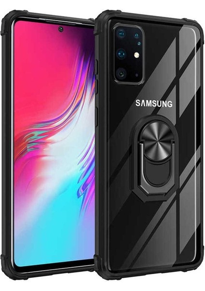 Samsung Galaxy S20 Plus Uyumlu Kılıf Mola Kapak, Siyah