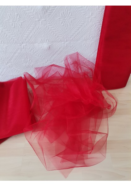 5 Adet 100X300 Kristal Tül Düğün Bohça Süsü Nikah Bohça Süsü Nişan Bohça Süsleme Tülü fırsatları