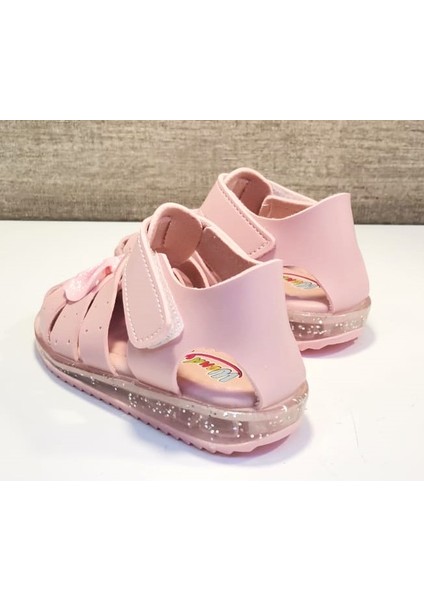 K-70 Kız Bebe Fiyonklu Sandalet Pembe