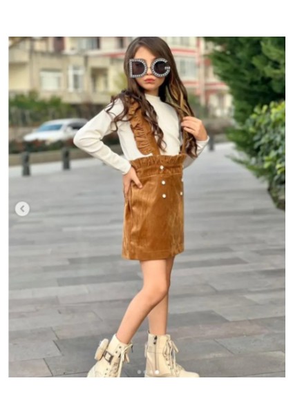 Kahverengi Kadife Jile Bluz Takım modelleri