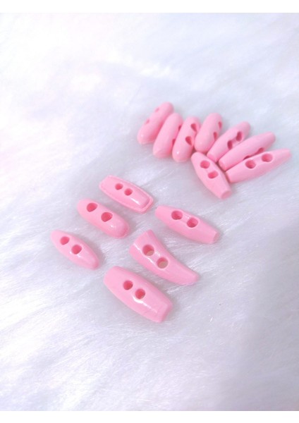 24 Adet 25 Mm Karışık Desenli Pembe Renk Fil Dişi Düğme fiyatları
