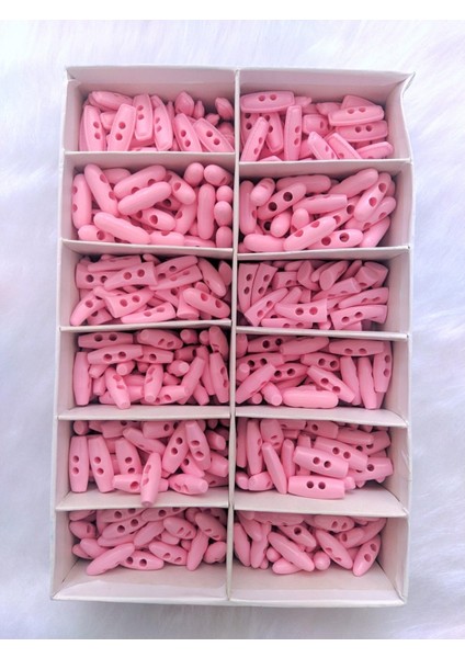 24 Adet 25 Mm Karışık Desenli Pembe Renk Fil Dişi Düğme fırsatları