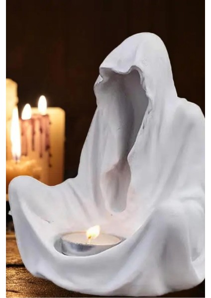 Dua Eden Keşiş Tütsülük ve Mumluk Büyük Boy Beyaz fiyatları