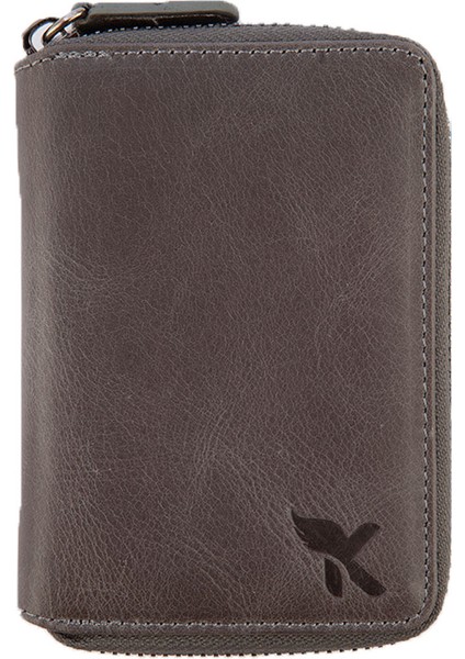 Deri Erkek Cüzdan Gri C214-08