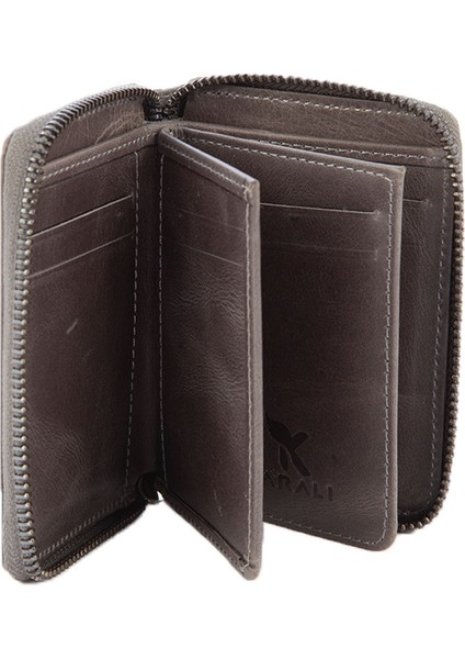 Deri Erkek Cüzdan Gri C214-08 fırsatları