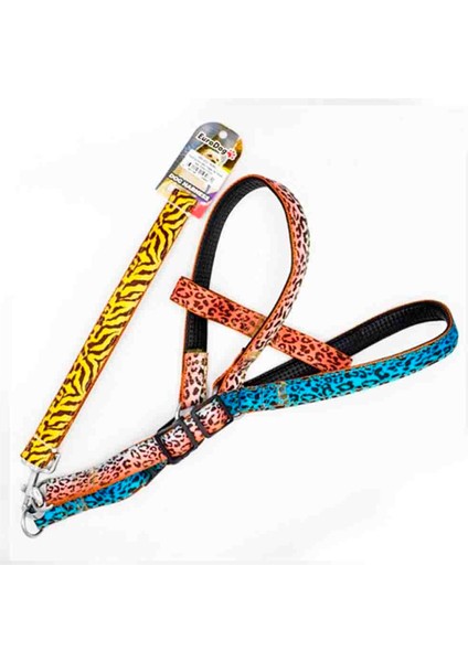 Köpek Uzatma Tasması+Göğüs Tasması 120 Cm Renkli