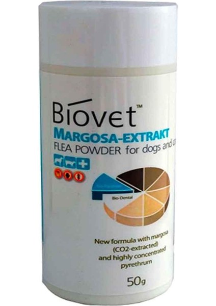 Biovet Bitkisel Kedi Köpek Pire Uzaklaştırıcı Toz 50 Gr