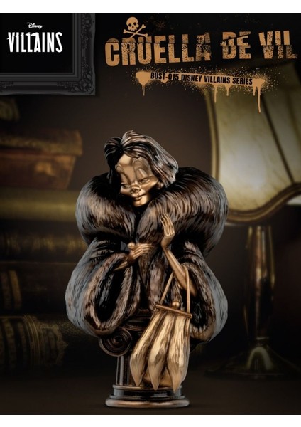 Disney Villains Series 015 Cruella De Vil Büst (101 Dalmaçyalı) modelleri