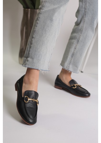 Cecilia Hakiki Deri El Yapımı Kadın Loafer fiyatları