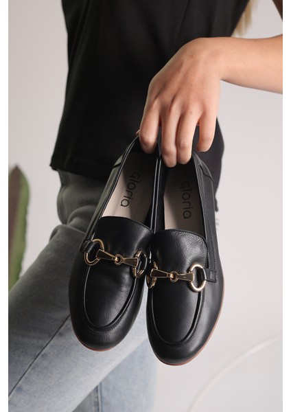 Cecilia Hakiki Deri El Yapımı Kadın Loafer modelleri