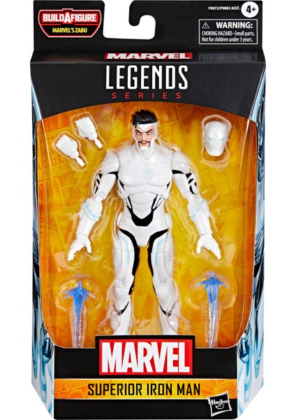 Marvel Legends Superior Iron Man (Comics) Aksiyon Figürü (Marvel's Zabu Baf) fırsatları