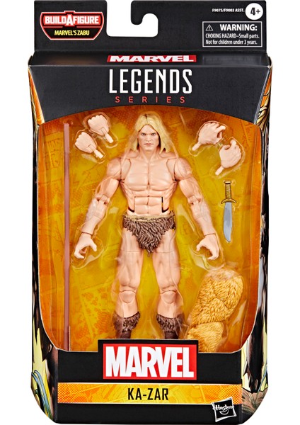 Marvel Legends Ka-Zar (Comics) Aksiyon Figürü (Marvel's Zabu Baf) fırsatları