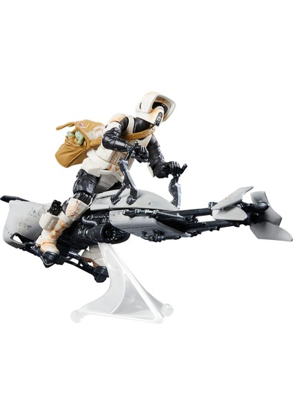 Star Wars Vintage Collection Speeder Bike, Scout Trooper & Grogu (The Mandalorian) Araç ve Figür Seti modelleri
