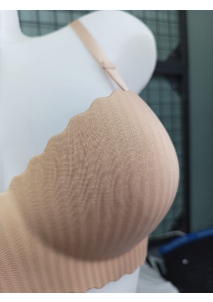 Lazer Kesim Push Up Balensiz Çift Dolgulu Mat Dokulu Dikişssiz Sütyen fiyatları