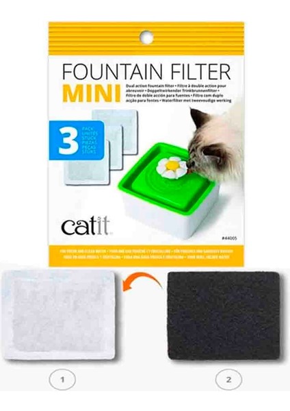 Kedi Suluğu Filtresi 3'lü