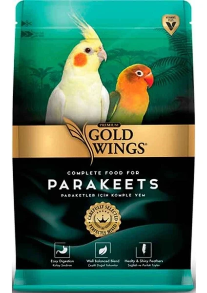 Gold Wings Premium Paraket Yemi 1 kg