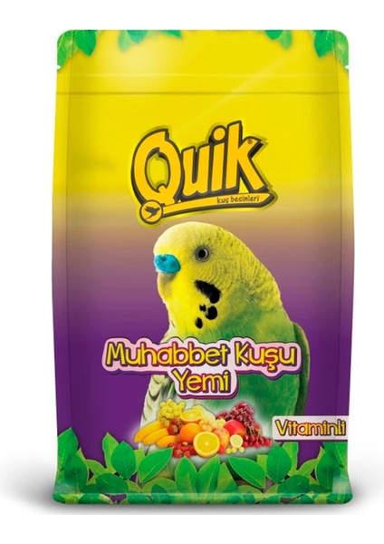QUİK Vitaminli Muhabbet Kuşu Yemi 400gr