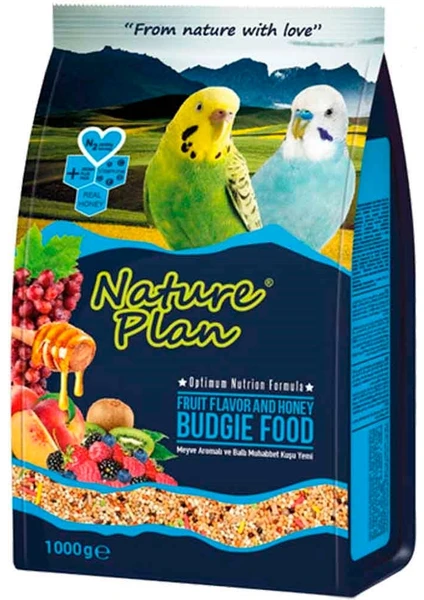 Nature Plan Premium Muhabbet Kuşu Yemi 1 Kg