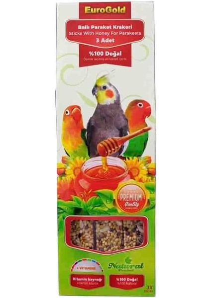 Paraket Ballı Kraker 3'lü 95 gr
