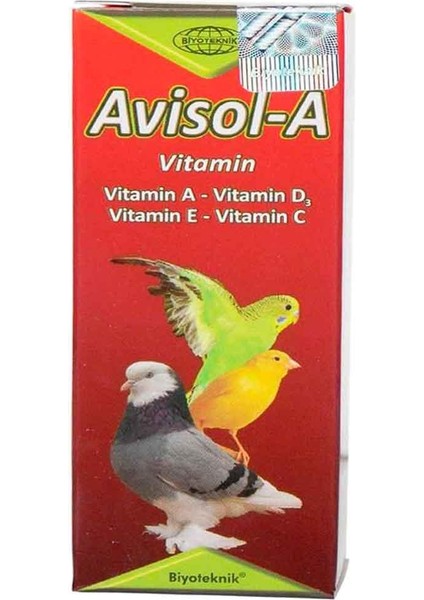 Biyo Avisol-A Kuşlar İçin Vitamin