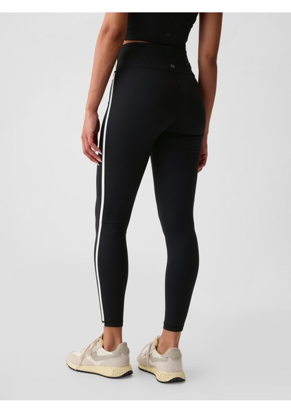 Kadın Siyah Gapfit High Rise Power Full Length Legging Tayt