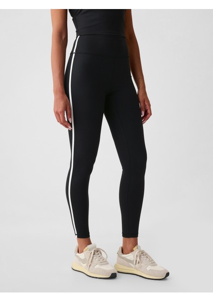 Kadın Siyah Gapfit High Rise Power Full Length Legging Tayt