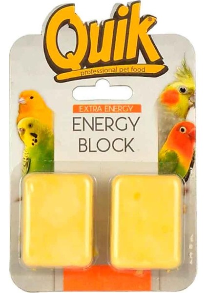 Muzlu Kuş Enerji Bloğu 3x4cm (2'li)