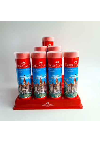 Faber Castell Kuru Boya Metal Tüpte 24 Renk modelleri