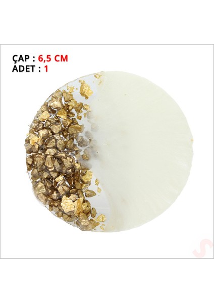 Altın Taşlı 6,50 cm Epoksi Magnet - 1 Adet fiyatları