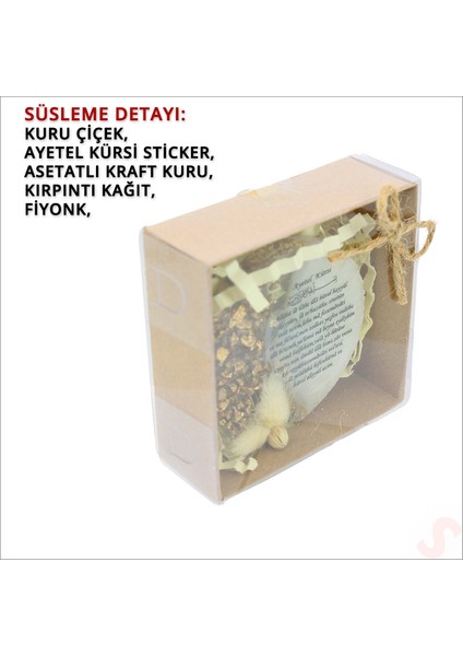 Kutulu ve Süslü Altın Taşlı 6,50 cm Epoksi Magnet - 1 Adet fiyatları