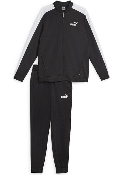 Baseball Tricot Suit Erkek Siyah Günlük Stil Eşofman Takımı 67742801