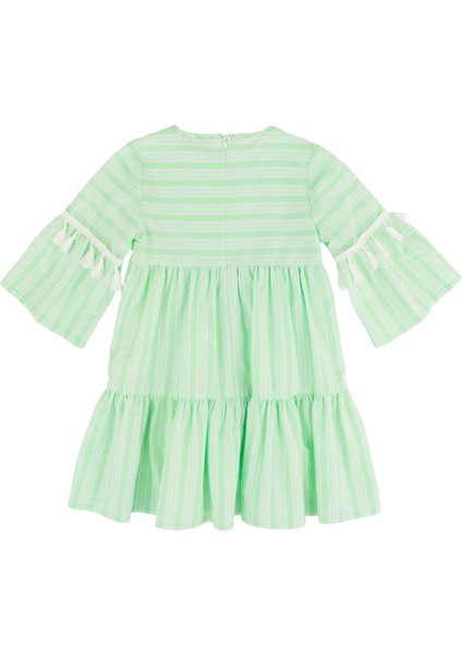 Kız Çocuk Çizgili Elbise modelleri