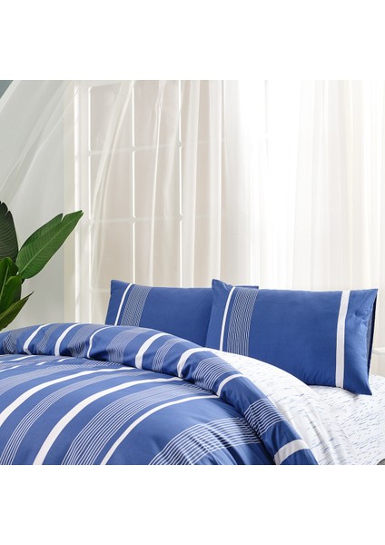 Marine Nevresim Takımı Atlante Çift King Size - Lacivert fırsatları
